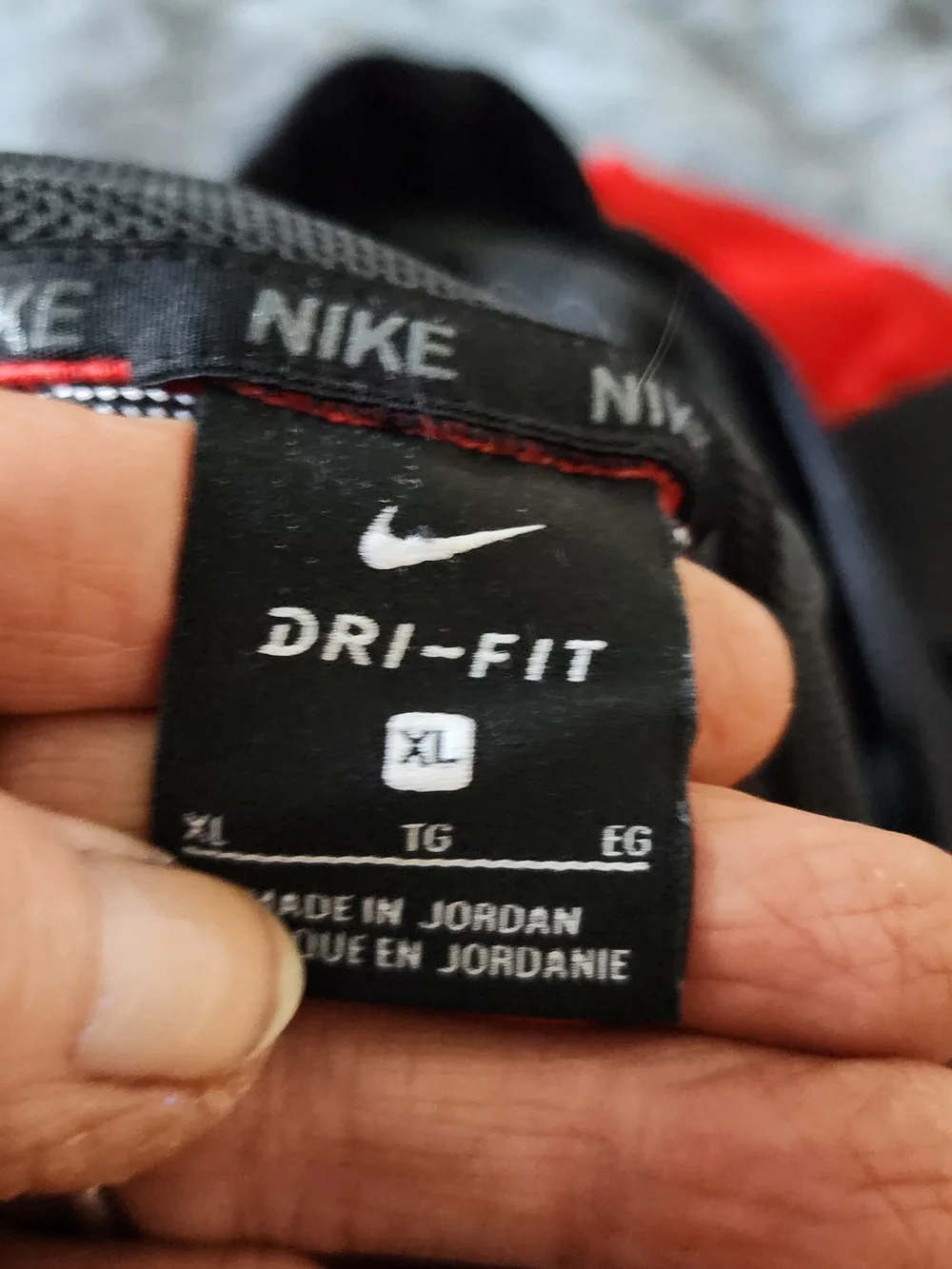 Nike Kids Red and Black Hoodie Sweatshirt